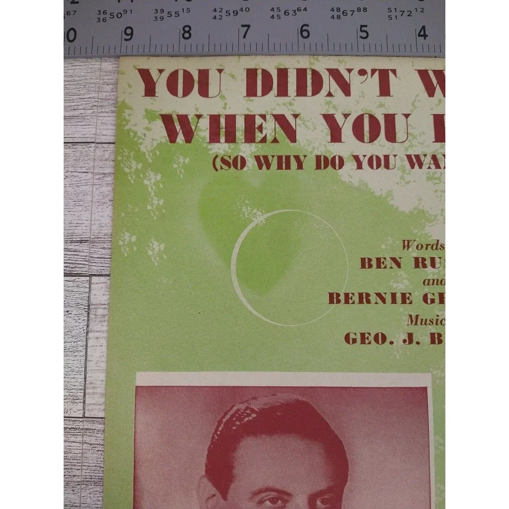 1944 You Didn't Want Me When You Had Me (So Why Do You Want Me Now?) Sheet Music